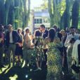 Photo du second mariage de Penn Badgley et Domino Kirke, le 25 juin 2017