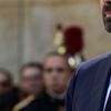 Le premier ministre sortant, B. Cazeneuve et le premier ministre entrant, Edouard Philippe lors de la passation de pouvoir à Matignon, Paris, le 15 mai 2017. © Stéphane Lemouton / Bestimage