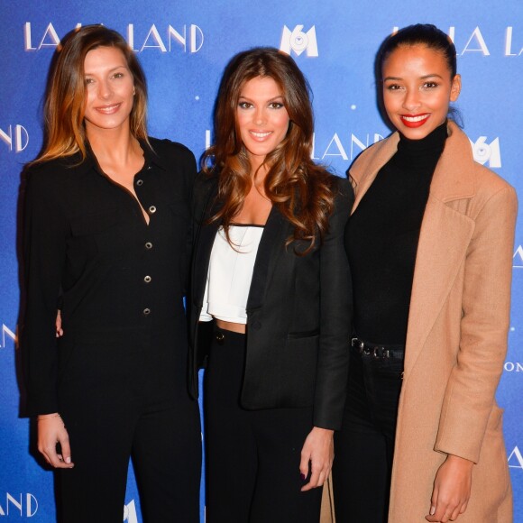 Camille Cerf, Iris Mittenaere et Flora Coquerel - Avant-première du film "La La Land" au cinéma UGC Normandie à Paris, le 10 janvier 2017. © Coadic Guirec/Bestimage