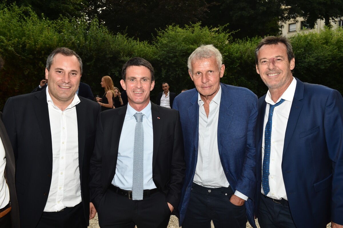 Photo Exclusif Benjamin Patou, Manuel Valls, Patrick Poivre d'Arvor