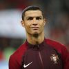 Cristiano Ronaldo lors de la demi-finale de la Coupe des Confédérations "Portugal-Chili" (le Chili a gagné 3-0 au tirs aux buts) à la Kazan Arena. Kazan, le 28 juin 2017.