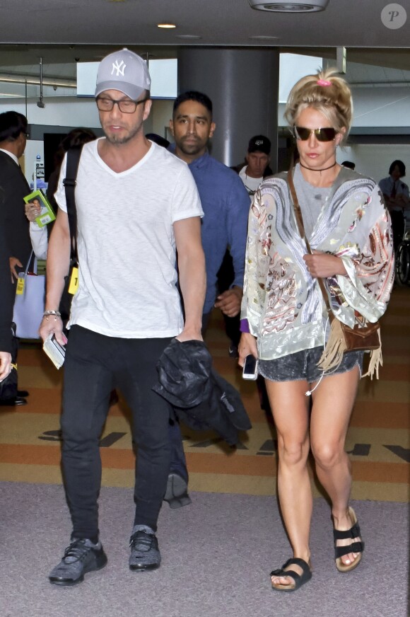 Britney Spears arrive à l'aéroport international Narita de Tokyo, le 31 mai 2017