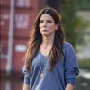 Exclusif - Sandra Bullock sur le tournage de 'Ocean 8' à Brooklyn, New York le 21 octobre 2016