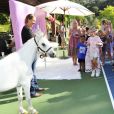  Tori Spelling fête le 9e anniversaire de sa fille Stella, sur le thème licorne, à Los Angeles, le 1er juillet 2017 