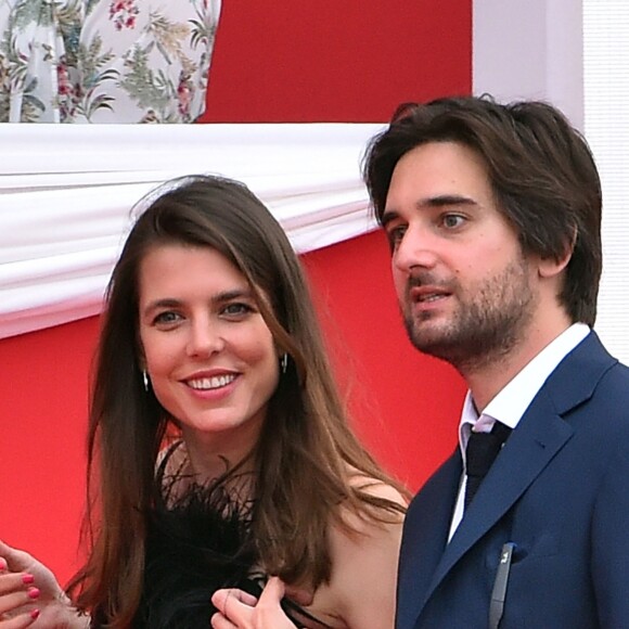 Semi-Exclusif - Charlotte Casiraghi et Dimitri Rassam ont officialisé leur relation de couple en prenant part ensemble le 24 juin 2017 à la soirée de gala du Jumping de Monaco, étape du Longines Global Champions Tour. © Bruno Bebert / Bestimage