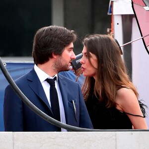 Semi-Exclusif - Charlotte Casiraghi et Dimitri Rassam ont officialisé leur relation de couple en prenant part ensemble le 24 juin 2017 à la soirée de gala du Jumping de Monaco, étape du Longines Global Champions Tour. © Bruno Bebert / Bestimage