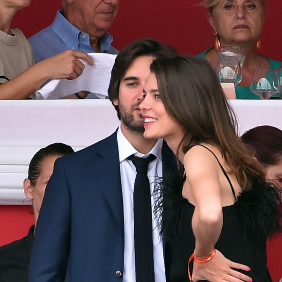 Semi-Exclusif - Charlotte Casiraghi et Dimitri Rassam ont officialisé leur relation de couple en prenant part ensemble le 24 juin 2017 à la soirée de gala du Jumping de Monaco, étape du Longines Global Champions Tour. © Bruno Bebert / Bestimage