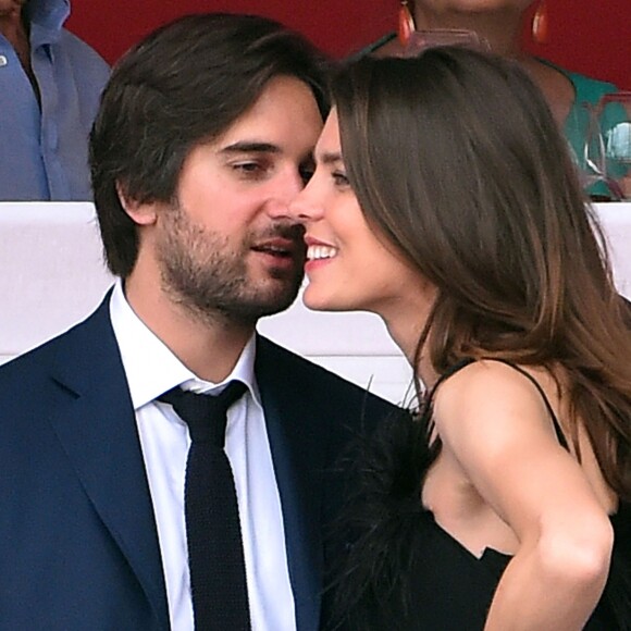 Semi-Exclusif - Charlotte Casiraghi et Dimitri Rassam ont officialisé leur relation de couple en prenant part ensemble le 24 juin 2017 à la soirée de gala du Jumping de Monaco, étape du Longines Global Champions Tour. © Bruno Bebert / Bestimage