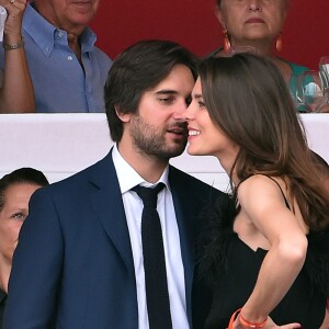 Semi-Exclusif - Charlotte Casiraghi et Dimitri Rassam ont officialisé leur relation de couple en prenant part ensemble le 24 juin 2017 à la soirée de gala du Jumping de Monaco, étape du Longines Global Champions Tour. © Bruno Bebert / Bestimage