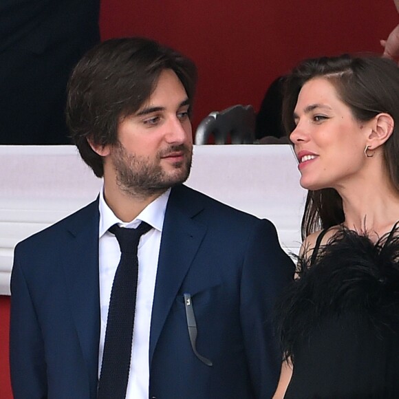Semi-Exclusif - Charlotte Casiraghi et Dimitri Rassam ont officialisé leur histoire d'amour en prenant part ensemble le 24 juin 2017 à la soirée de gala du Jumping de Monaco, étape du Longines Global Champions Tour. © Bruno Bebert / Bestimage