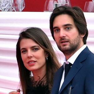 Semi-Exclusif - Charlotte Casiraghi et Dimitri Rassam ont officialisé leur relation de couple en prenant part ensemble le 24 juin 2017 à la soirée de gala du Jumping de Monaco, étape du Longines Global Champions Tour. © Bruno Bebert / Bestimage