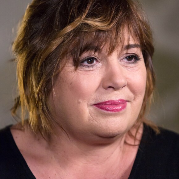 Exclusif - Michèle Bernier - Backstage de l'enregistrement de l'émission "Tous au Lido pour le Sidaction", qui sera diffusée le 2 avril sur France 2, à Paris. Le 21 mars 2016 © Moreau-Jacovides / Bestimage