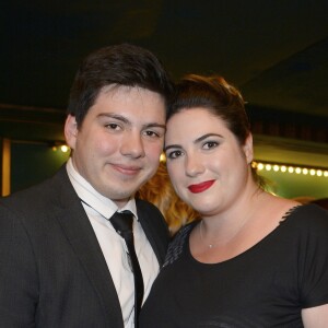 Enzo Gaccio et sa soeur Charlotte Gaccio - Soirée de la 28ème Nuit des Molières au théâtre des Folies Bergère à Paris. Le 23 mai 2016 © Coadic Guirec / Bestimage