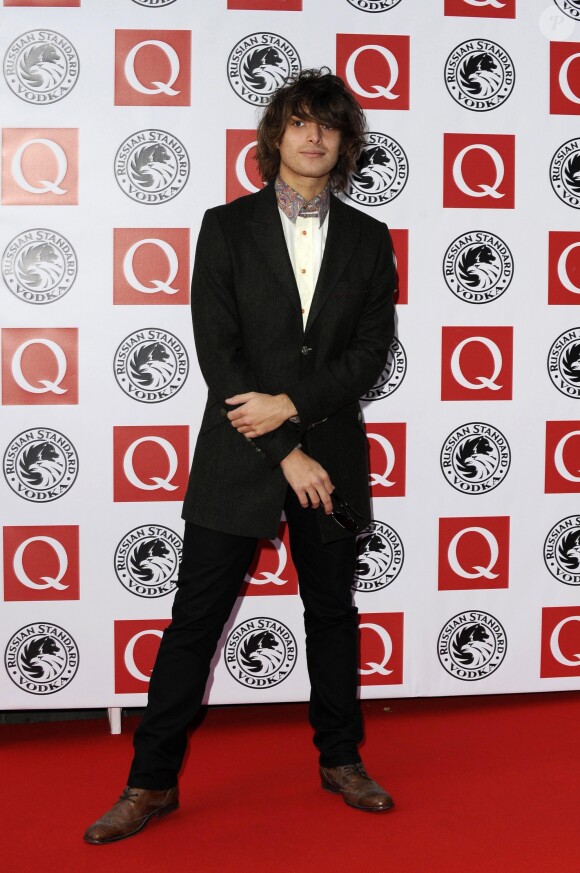 Paolo Nutini aux Q Awards à Londres, le 25 octobre 2010