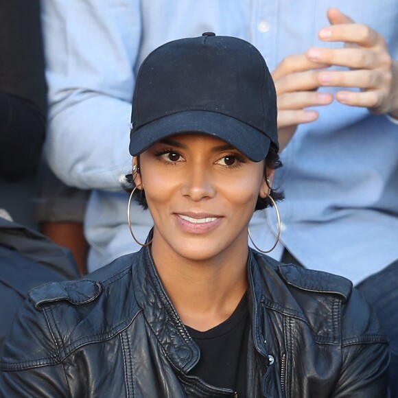 La chanteuse Shy'm est venue soutenir son compagnon Benoît Paire lors des internationaux de tennis de Roland Garros à Paris le 4 juin 2017. © Dominique Jacovides-Cyril Moreau/Bestimage