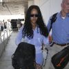Rihanna arrive à l'aéroport de Los Angeles (LAX) le 24 juin 2017.