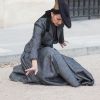 Semi-exclusif - Céline Dion danse le flamenco lors d'un shooting pour Vogue dans les jardins du Palais-Royal, à Paris, le 6 juillet 2017.