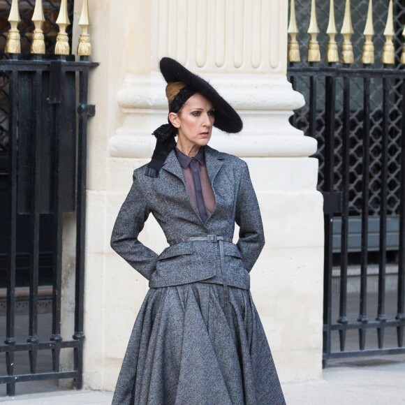 Semi-exclusif - Céline Dion danse le flamenco lors d'un shooting pour Vogue dans les jardins du Palais-Royal, à Paris, le 6 juillet 2017.