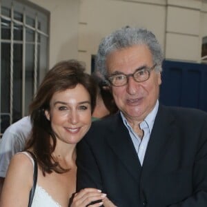 Exclusif - Elsa Zylberstein, Serge Toubiana (nouveau président d'UNIFRANCE) - People à la soirée UNIFRANCE "Une année de cinéma dans le monde" à Paris. Le 6 juillet 2017 © CVS / Bestimage