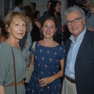 Exclusif - Nathalie Baye, Aude Hesbert (UNIFRANCE), Serge Toubiana (nouveau président d'UNIFRANCE) - People à la soirée UNIFRANCE "Une année de cinéma dans le monde" à Paris. Le 6 juillet 2017 © CVS / Bestimage