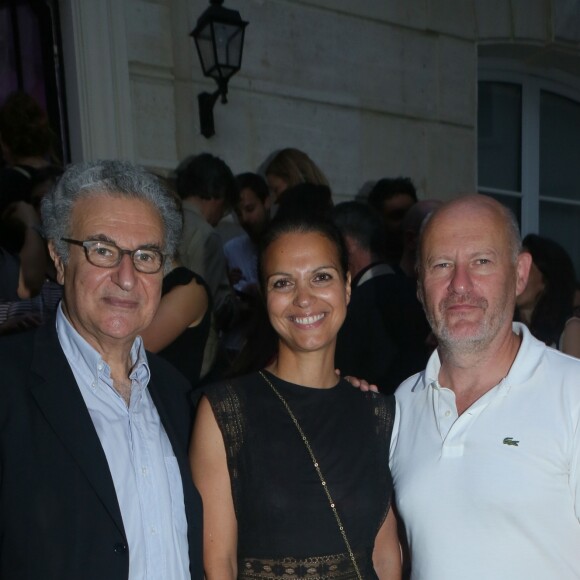 Exclusif - Serge Toubiana (nouveau président d'UNIFRANCE), Isabelle Giordano (directrice générale d'UNIFRANCE), Jean-Paul Salomé (ancien président d'UNIFRANCE) - People à la soirée UNIFRANCE "Une année de cinéma dans le monde" à Paris. Le 6 juillet 2017 © CVS / Bestimage
