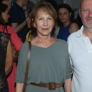 Exclusif - Serge Toubiana (nouveau président d'UNIFRANCE), Isabelle Giordano (directrice générale d'UNIFRANCE), Nathalie Baye, Jean-Paul Salomé (ancien président d'UNIFRANCE) - People à la soirée UNIFRANCE "Une année de cinéma dans le monde" à Paris. Le 6 juillet 2017 © CVS / Bestimage