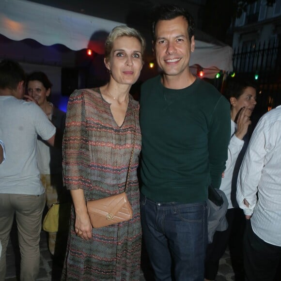 Exclusif - Mélita Toscan du Plantier et Laurent Lafitte - People à la soirée UNIFRANCE "Une année de cinéma dans le monde" à Paris. Le 6 juillet 2017 © CVS / Bestimage