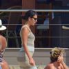 Cristiano Ronaldo en vacances avec sa compagne Georgina Rodriguez à Formentera. Le 8 juillet 2017.