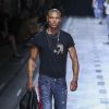 Jeremy Meeks - Défilé de mode Hommes "Philipp Plein" 2018 lors de la fashion week de Milan. Le 17 juin 2017