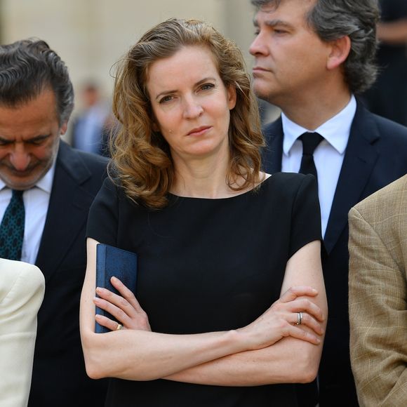 Nicole Guedj, Nathalie Kosciusko-Morizet, Arnaud Montebourg - Hommage national à Simone Veil (femme politique et rescapée de la Shoah) dans la cour d'Honneur des Invalides à Paris, France, le 5 juillet 2017. © Christian Liewig/Pool/ Bestimage