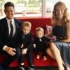 Photo de Michael Bublé, Luisana Lopilato et leurs deux garçons. Octobre 2016.