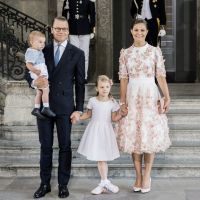 Victoria de Suède avec son mari et leurs enfants : Robe sublime pour ses 40 ans