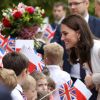Kate Middleton et le prince William, duc et duchesse de Cambridge, ont été accueillis le 17 juillet 2017 au palais du Belvédère à Varsovie, leur résidence pendant leur visite officielle en Pologne, par le président Andrzej Duda et son épouse Agata.