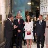 Le prince William et la duchesse Catherine de Cambridge lors de leur visite du Musée de l'Insurrection de Varsovie le 17 juillet 2017 lors de leur visite officielle en Pologne.