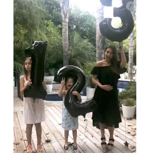 Jessica Alba annonçant sa troisième grossesse sur Instagram le 17 juillet 2017