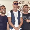 Cristiano Ronaldo assiste à l'inauguration du restaurant Zela à Ibiza le 17 juillet 2017.
