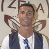Cristiano Ronaldo assiste à l'inauguration du restaurant Zela à Ibiza le 17 juillet 2017.