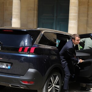 Emmanuel Macron, président de la République lors de la première Conférence Nationale des Territoires au Sénat à Paris, le 17 juillet 2017. © Hamilton/Pool/Bestimage