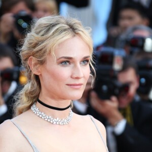 Diane Kruger à la montée des marches de la soirée du 70ème Anniversaire du Festival International du Film de Cannes, le 23 mai 2017. © Denis Guignebourg/Bestimage