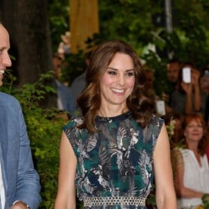 Le prince William et Kate Middleton, duc et duchesse de Cambridge, visitaient le 20 juillet 2017 la Clarchens Ballhaus, la plus ancienne salle de bal de Berlin, dans le cadre de leur visite officielle en Allemagne.