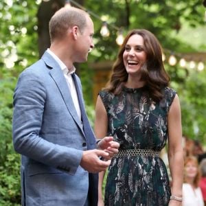 Le prince William et Kate Middleton, duc et duchesse de Cambridge, visitaient le 20 juillet 2017 la Clarchens Ballhaus, la plus ancienne salle de bal de Berlin, dans le cadre de leur visite officielle en Allemagne.