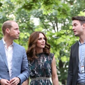 Le prince William et Kate Middleton, duc et duchesse de Cambridge, visitaient le 20 juillet 2017 la Clarchens Ballhaus, la plus ancienne salle de bal de Berlin, dans le cadre de leur visite officielle en Allemagne.