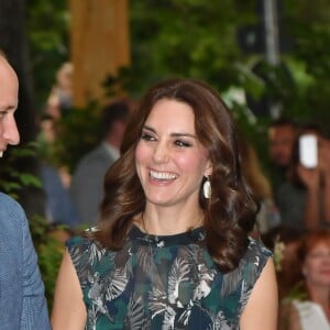 Le prince William et Kate Middleton, duc et duchesse de Cambridge, visitaient le 20 juillet 2017 la Clarchens Ballhaus, la plus ancienne salle de bal de Berlin, dans le cadre de leur visite officielle en Allemagne.