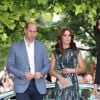 Le prince William et Kate Middleton, duc et duchesse de Cambridge, visitaient le 20 juillet 2017 la Clarchens Ballhaus, la plus ancienne salle de bal de Berlin, dans le cadre de leur visite officielle en Allemagne.