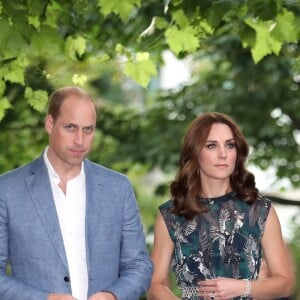 Le prince William et Kate Middleton, duc et duchesse de Cambridge, visitaient le 20 juillet 2017 la Clarchens Ballhaus, la plus ancienne salle de bal de Berlin, dans le cadre de leur visite officielle en Allemagne.