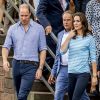 Le prince William, duc de Cambridge et Catherine Kate Middleton, duchesse de Cambridge en visite au "Alte Brücke" (Vieux Pont) à Heidelberg, le 20 juillet 2017.20/07/2017 - Heidelberg