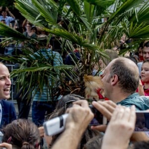 Le prince William, duc de Cambridge en visite au "Alte Brücke" (Vieux Pont) à Heidelberg, le 20 juillet 2017.20/07/2017 - Heidelberg