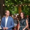 Le prince William et Kate Middleton, duc et duchesse de Cambridge, ont visité le 20 juillet 2017 la Clärchens Ballhaus, la plus ancienne salle de bal de Berlin, dans le cadre de leur visite officielle en Allemagne.