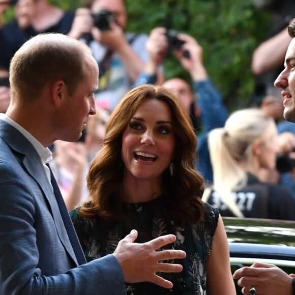 Le prince William et Kate Middleton, duc et duchesse de Cambridge, ont visité le 20 juillet 2017 la Clärchens Ballhaus, la plus ancienne salle de bal de Berlin, dans le cadre de leur visite officielle en Allemagne.