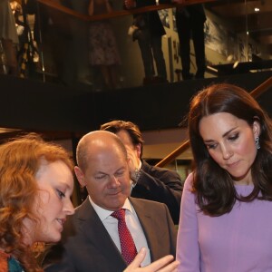 Le prince William et Kate Middleton en visite au musée Maritime à Hambourg, le 21 juillet 2017.